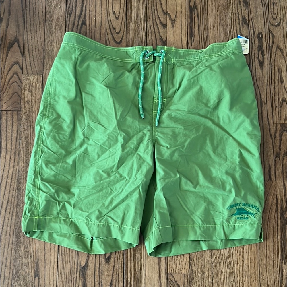 Tommy Bahama Green Swim Trunks XL